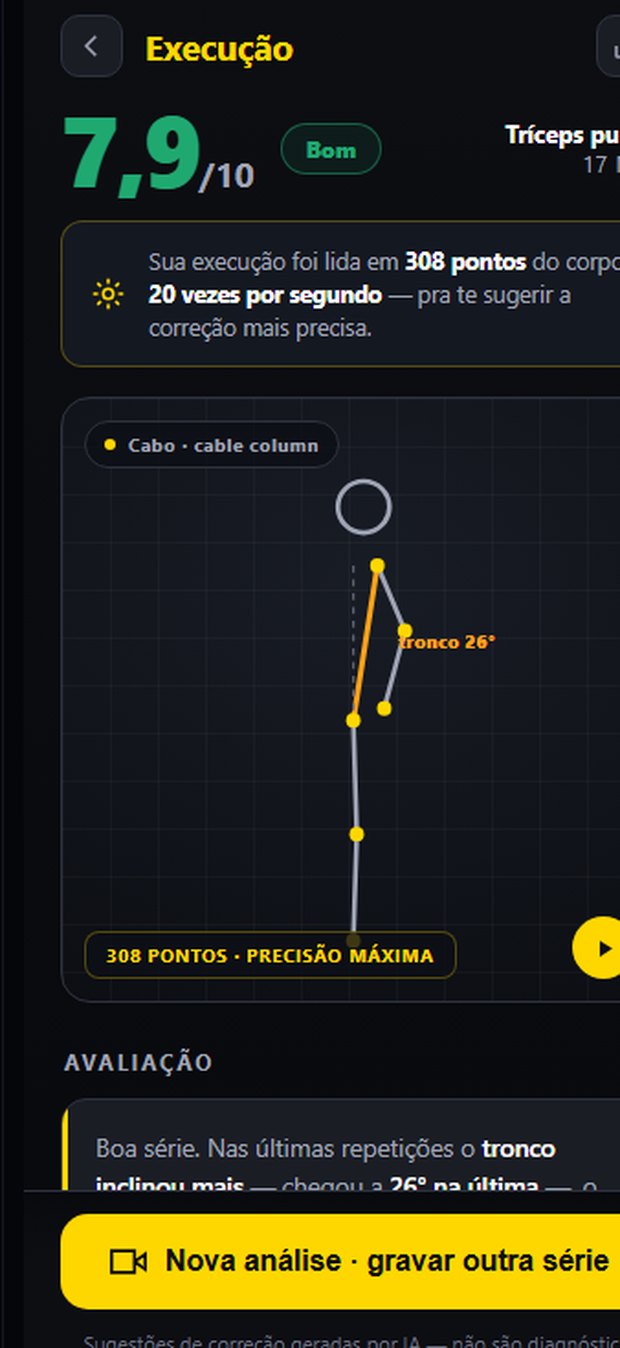 Tela real: Meu Personal